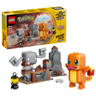 SMART Play™ : Salamèche et Racaillou, le combat dans la grotte - Lego Pokemon 72157