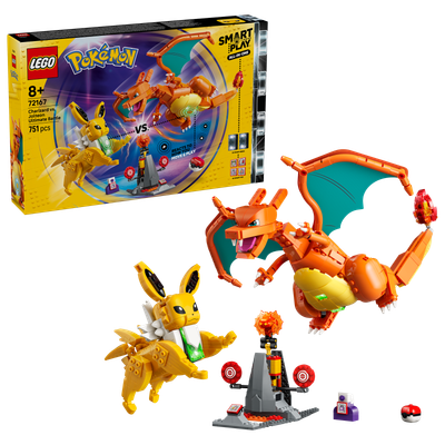 SMART Play™ : Le combat ultime entre Dracaufeu et Voltali - Lego Pokemon 72167