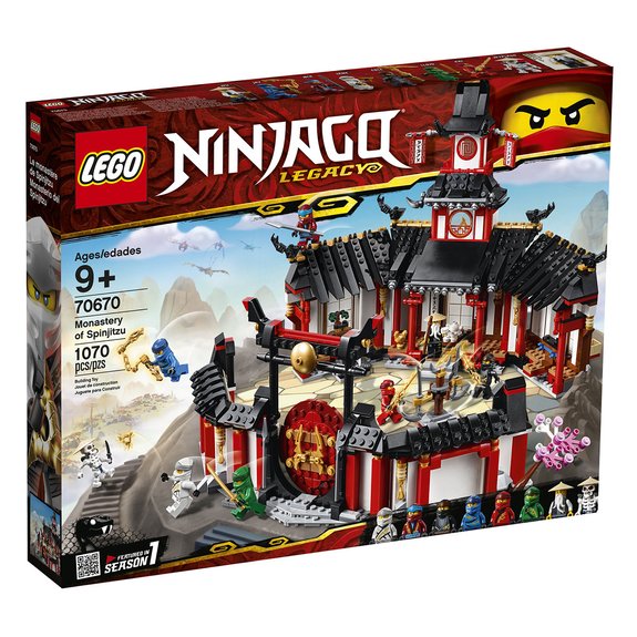 Le monastère de Spinjitzu LEGO Ninjago 70670