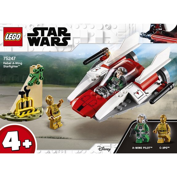 Chasseur stellaire rebelle A-Wing LEGO Star Wars 75247
