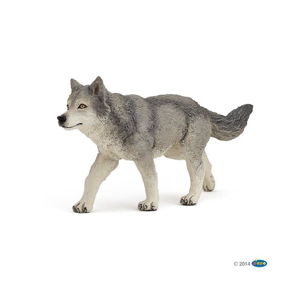 Figurine Louve Grise