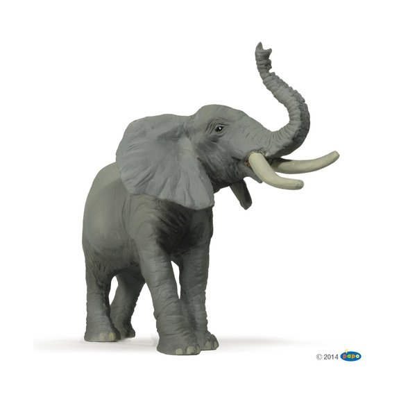 Figurine éléphant barrissant