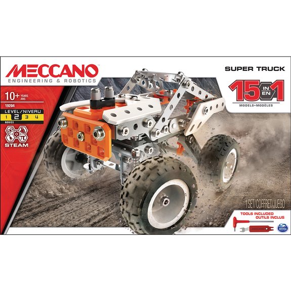 Super truck : 15 modèles Meccano