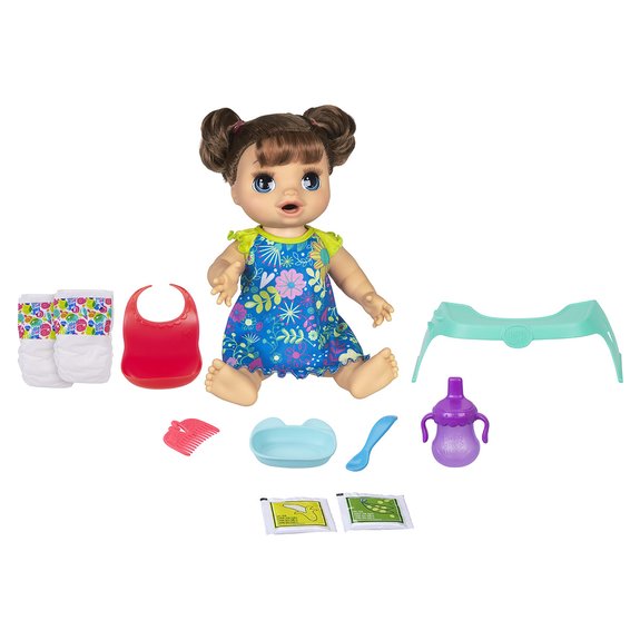 Baby Alive brune adore manger - Poupons et poupées - La Grande Récré