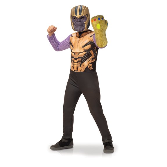 Déguisement de Thanos et Gant de l'Infini - Taille L 7/8 ans