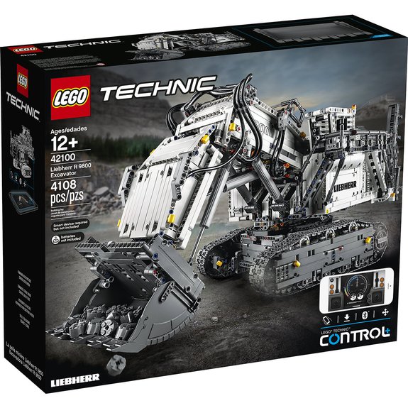 La pelleteuse Liebherr R 9800 LEGO Technic 42100