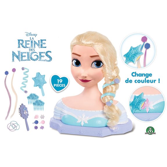 Tête à coiffer Deluxe Elsa - La reine des neiges 2