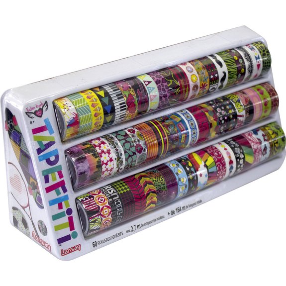 60 rouleaux adhésifs Tapefitti Fashion Angels