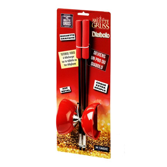 Diabolo Graphite jaune et DVD