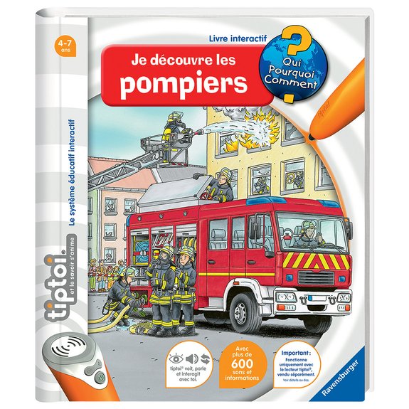 Tiptoi : Je decouvre les pompiers