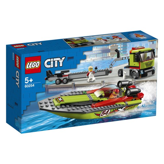 Le transport du bateau de course LEGO City 60254