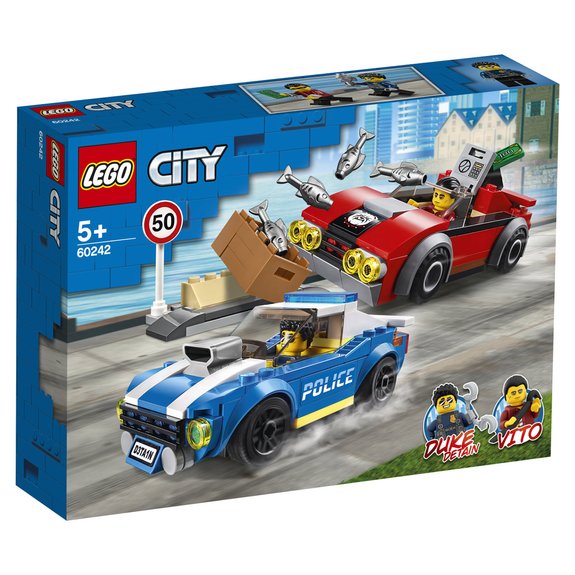 La course-poursuite sur l'autoroute LEGO City 60242