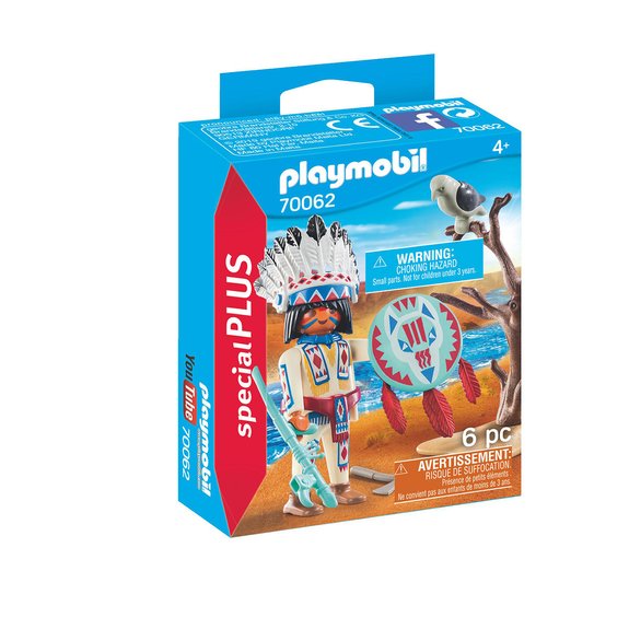 Chef de tribu autochtone Playmobil Special Plus 70062