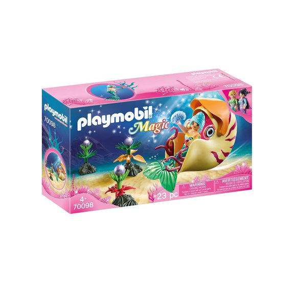 Sirène avec escargot des mers Playmobil Magic 70098
