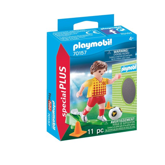 Joueur de foot et but Playmobil Special Plus 70157