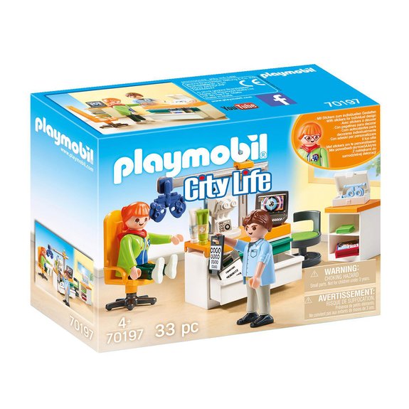 Cabinet d'ophtalmologie Playmobil City Life 70197