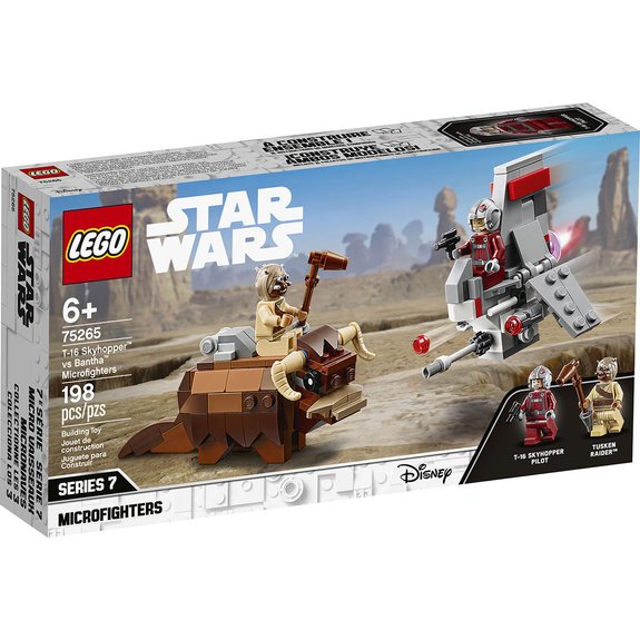 Le combat des Microfighters : T-16 Skyhopper contre Bantha LEGO STAR WARS 75265