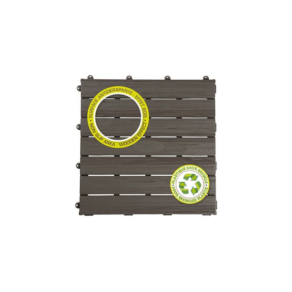 Set de 6 dalles 45 x 45 cm