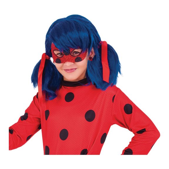 Masque brillant loup pailleté Miraculous Ladybug