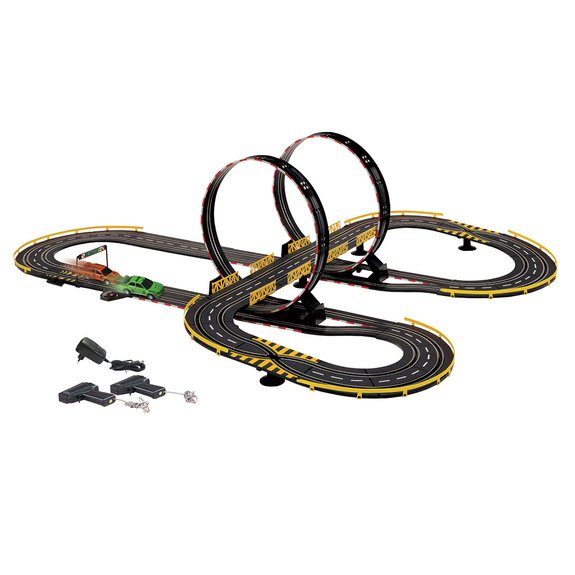 Circuit voiture double looping