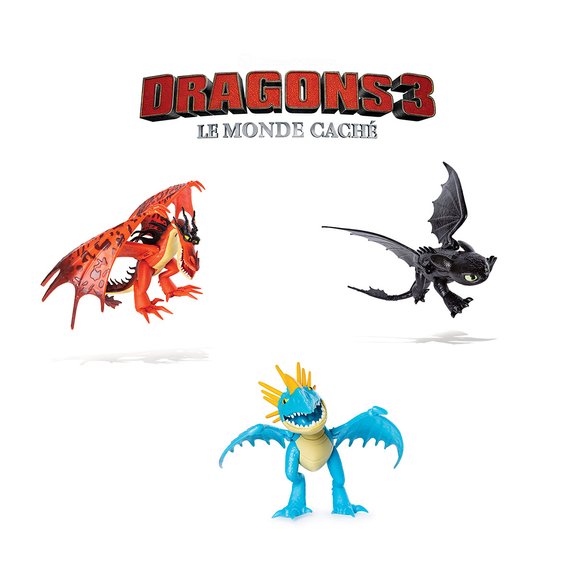 Figurine d'action dragon Dragons 3