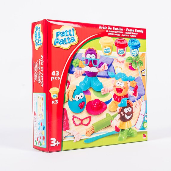 Pâte à modeler drôle de famille