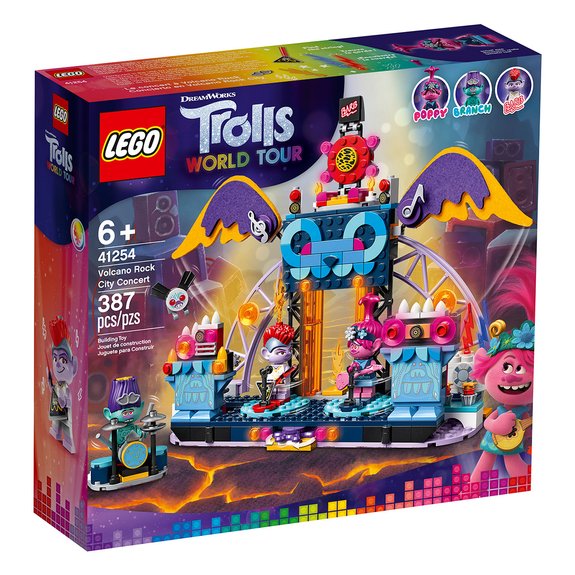 Le concert de Vulcarock City LEGO Trolls 41254