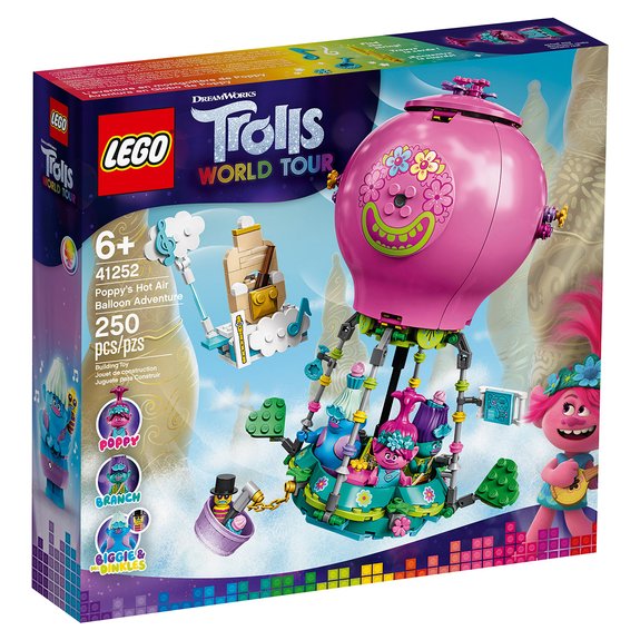 Les aventures en montgolfière de Poppy LEGO Trolls 41252