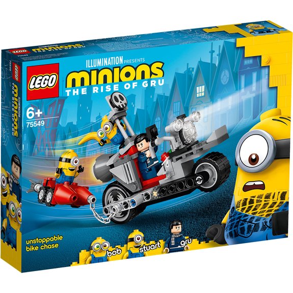 La course-poursuite en moto LEGO® Minions 75549
