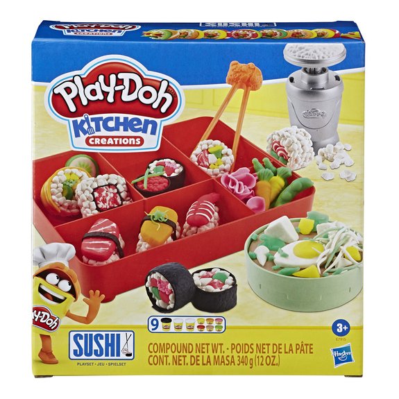 Menu sushis Play-Doh