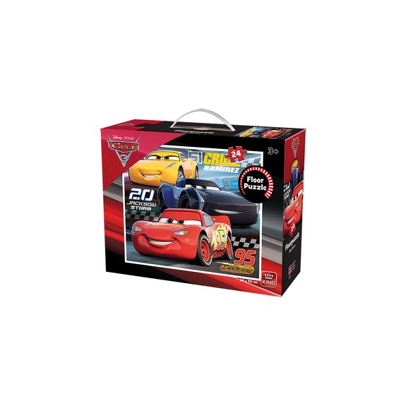 Puzzle de sol 24 pièces King Disney - Cars
