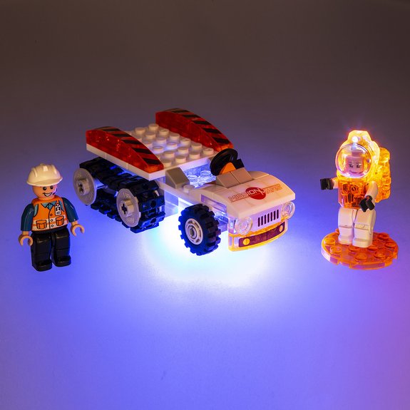 Laser Pegs Mission Mars - Astronaut Transporter