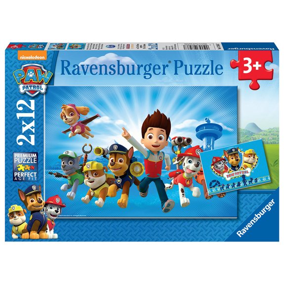 Puzzles 2x12 pièces - Ryder et la Pat'Patrouille