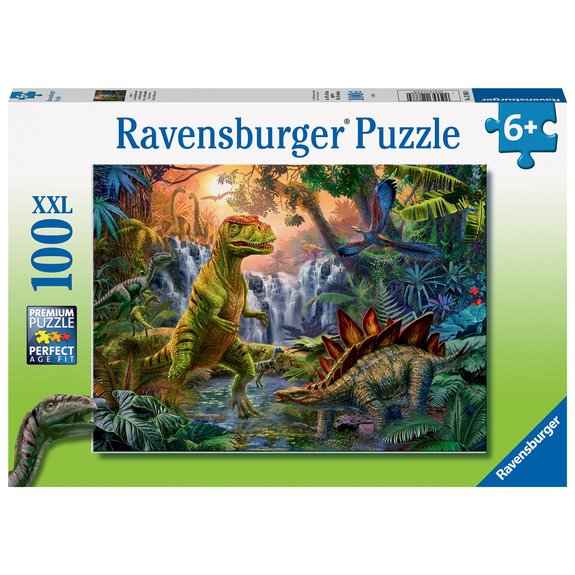 Puzzle 100 pièces XXL Oasis des dinosaures