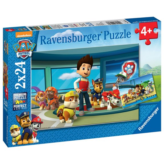 Puzzles 2x24 pièces - Des museaux efficaces - Pat'Patrouille