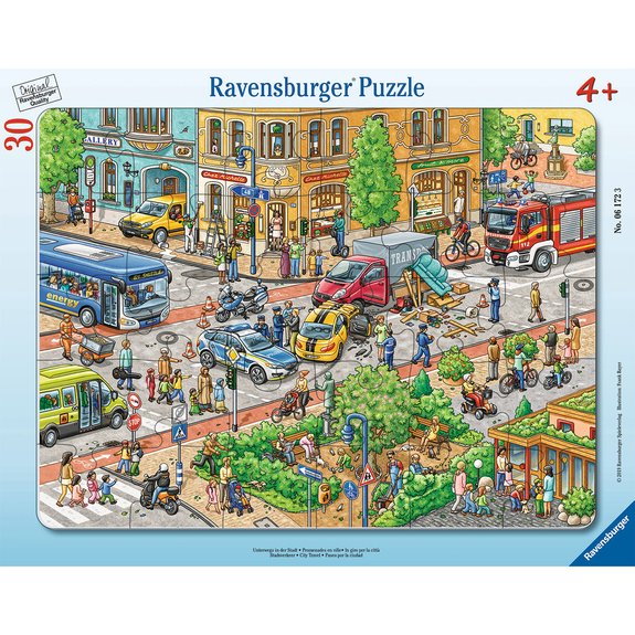 Puzzle cadre 30-48 pièces - Promenades en ville