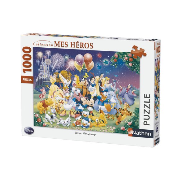 Puzzle 1000 pièces - La Famille Disney