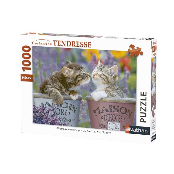 Puzzle 1000 pièces Bisous de chatons