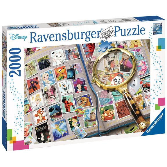 Puzzle 2000 pièces - Mes timbres préférés - Disney