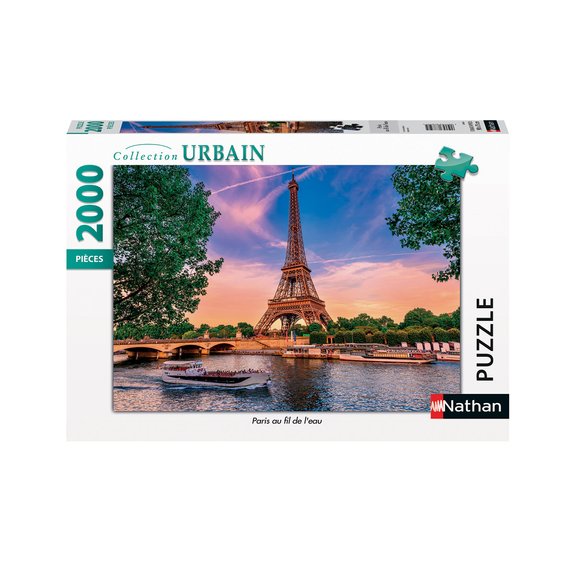 Puzzle 2000 pièces Paris au fil de l'eau
