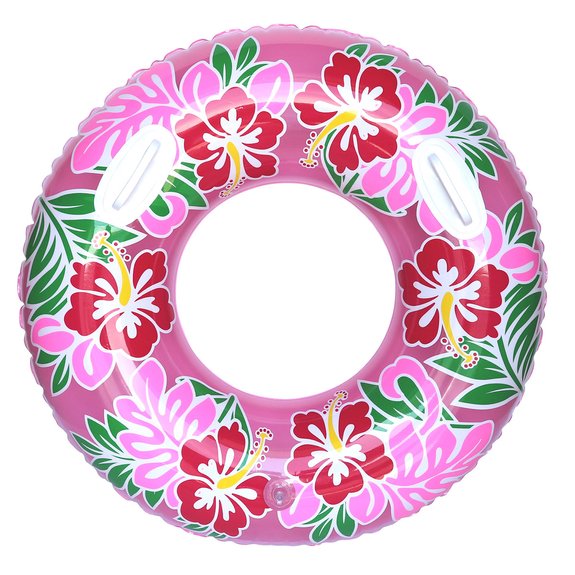 Bouée gonflable fleur 110 cm avec poignées