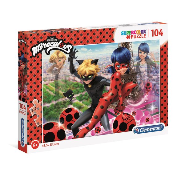 Puzzle SuperColor 104 pièces - Miraculous
