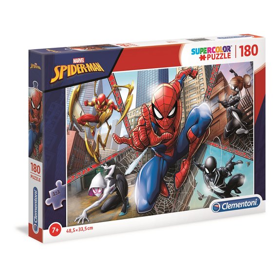 Puzzle SuperColor 180 pièces - Spider-Man