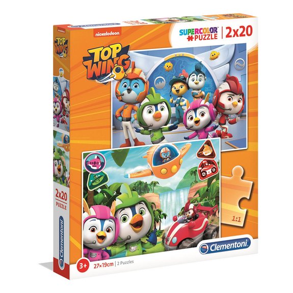 Puzzle SuperColor 2x20 pièces - Top Wing
