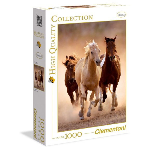 Puzzle High Quality 1000 pièces Chevaux qui courent