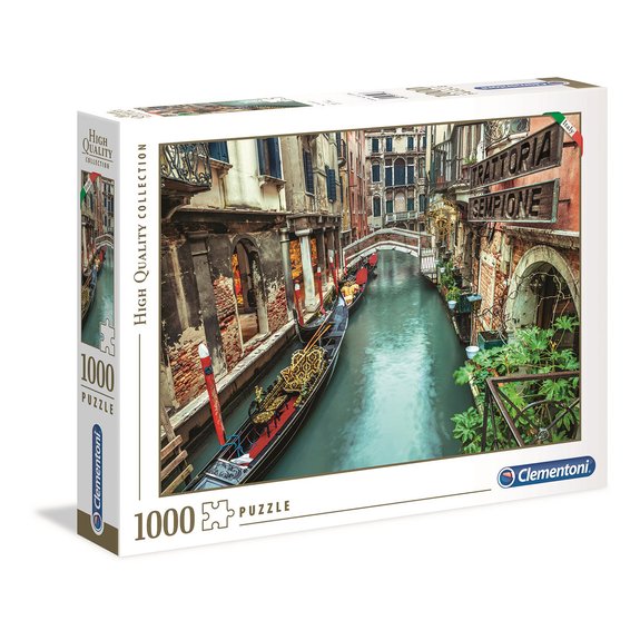 Puzzle High Quality 1000 pièces Le canal de Venise