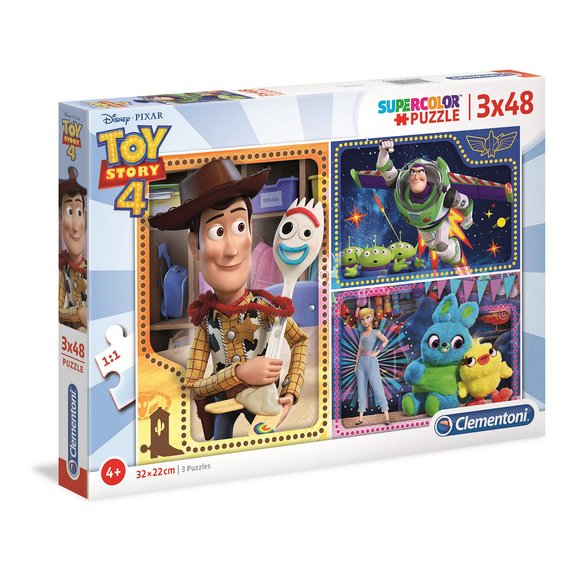 Puzzles SuperColor 3x48 pièces - Toy Story 4