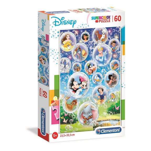 Puzzle SuperColor 60 pièces - Disney Classic