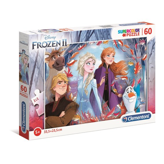 Puzzle SuperColor 60 pièces - La Reine des Neiges 2