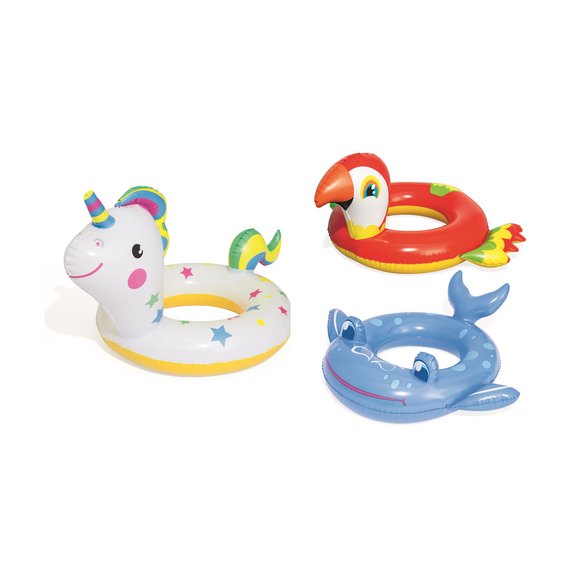 Bouée gonflable avec tête d'animal